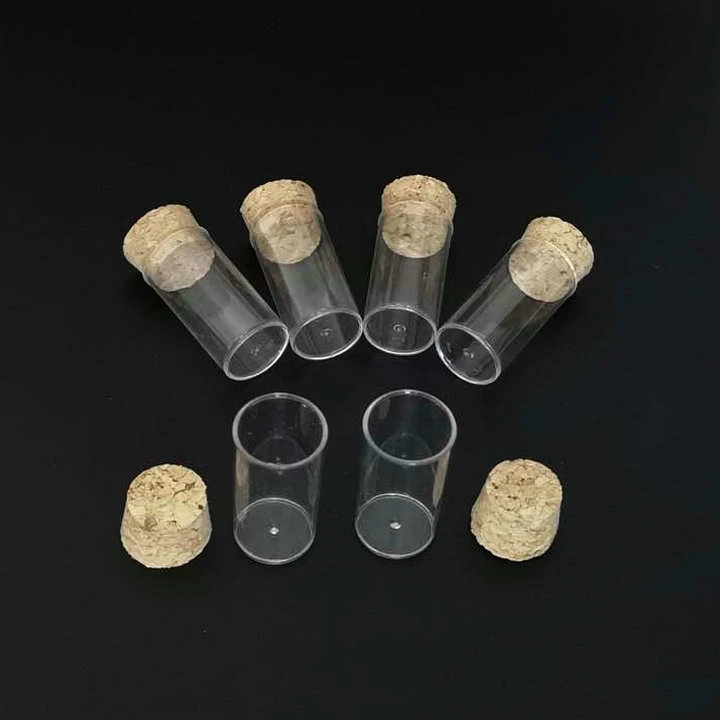 100 шт./лот 24x45 мм с плоским дном Пластик Drosophila флаконы культуры трубки, Пластик Тесты трубки с Еда Класс пробкой пробки