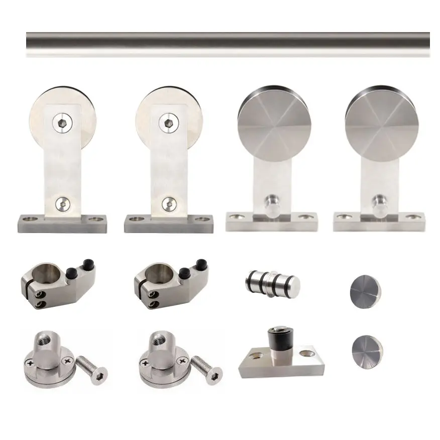 Двойные раздвижные двери в амбар 10 футов/13 1 фута верхнее крепление для