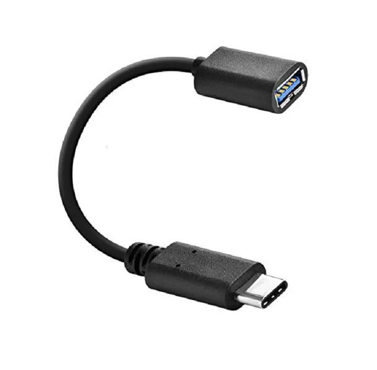 Переходник OTG с USB 3 1 Type C папа на 0 мама поддержка А кабеля для быстрой зарядки