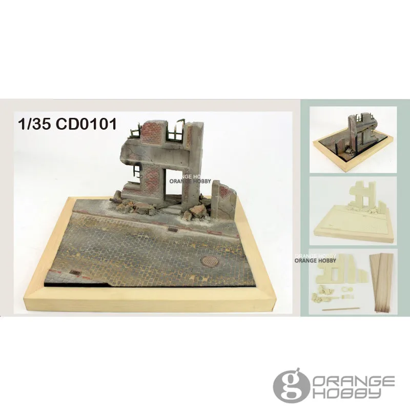 OHS JNModel CD0101 1/35 Второй мировой войны европейский город сцена сборки Миниатюрные аксессуары модели строительные комплекты oh