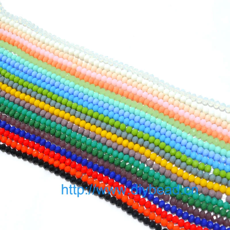 

100pcs DIY Jewelry Accessories 6MM Crystal Beads Wheel Beads A class Austria Crystal Bracelet Department Necklace Fittings
