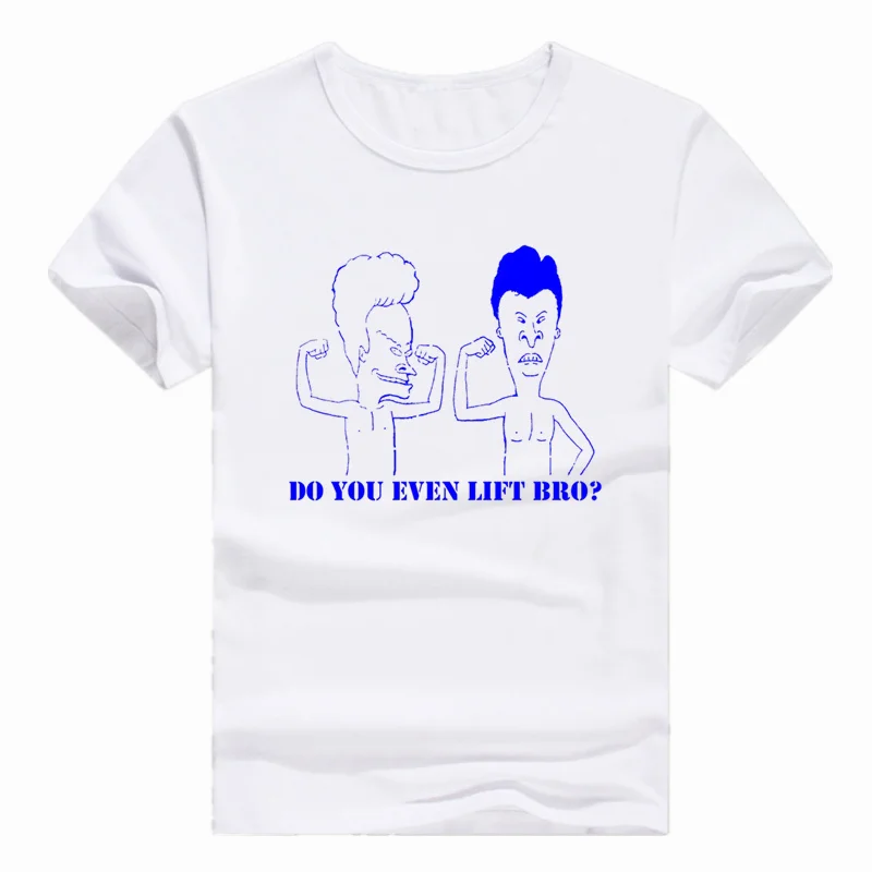 Футболка азиатского размера с принтом Beavis And Butthead & Повседневная футболка