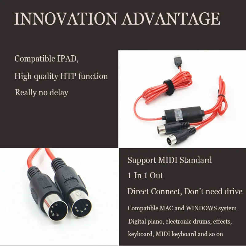 MIDI USB адаптер передачи аудио кабель usb Синхронизация входные устройства