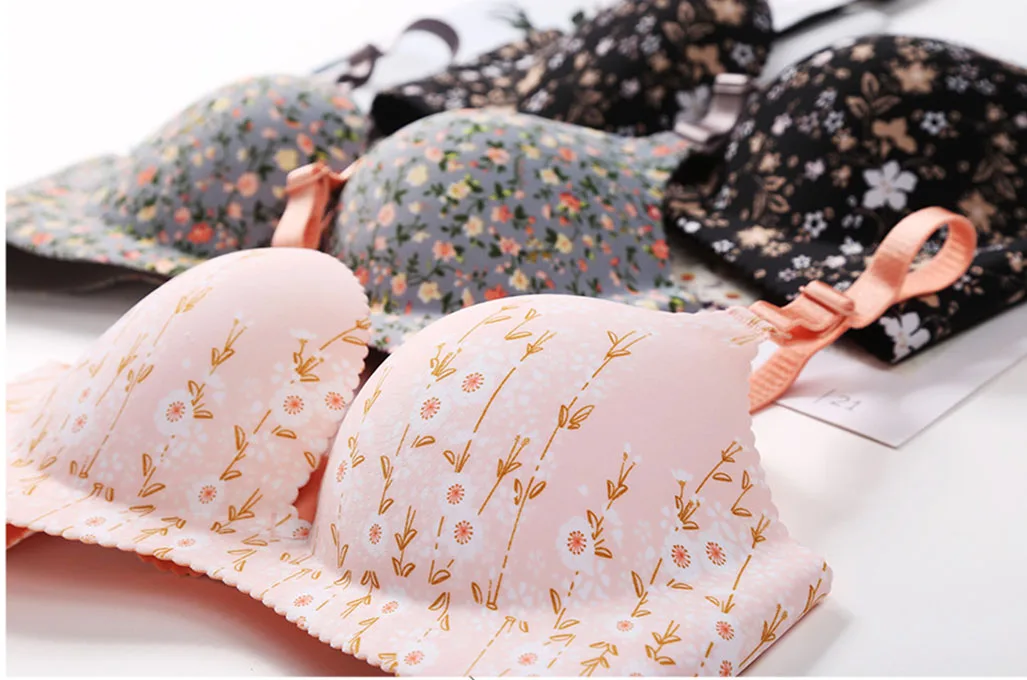 Fashion Seamless Bras For Women Sexy Push Up Bra Lingerie Light Padded Wireless Brassiere Female Underwear Bralette 12 Color BH