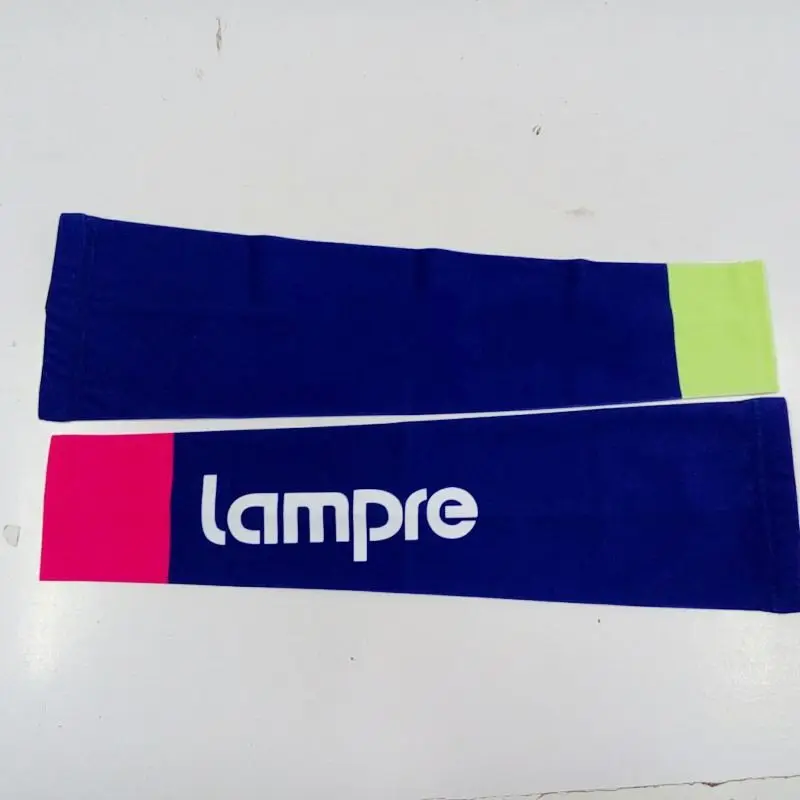 Профессиональная команда lampre нарукавники для велосипедистов! Нарукавники для велосипедистов быстросохнущие велосипедные рукава Защита от солнца манжеты