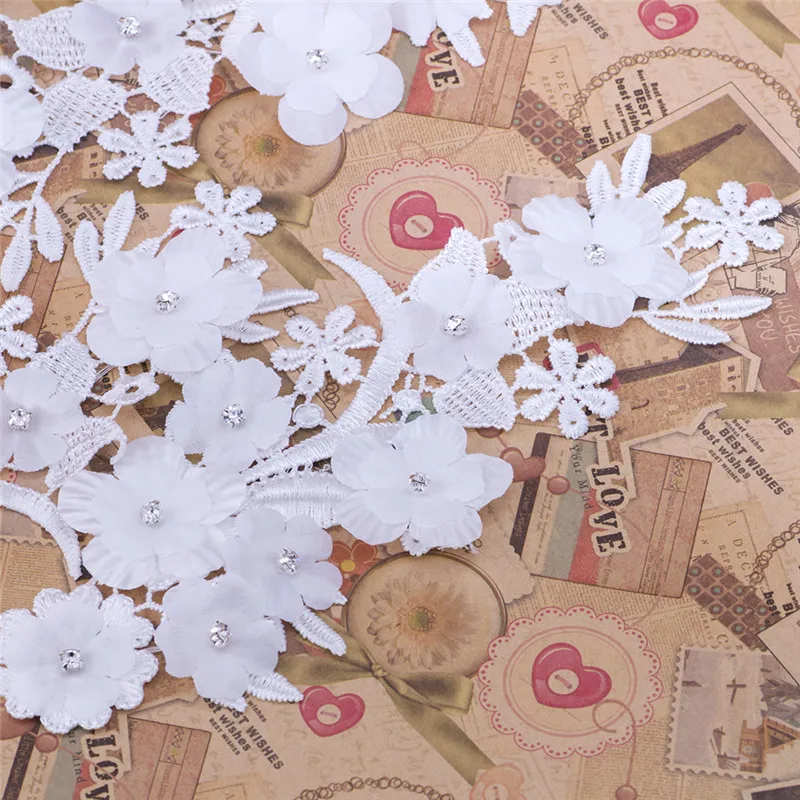 Smiry Новый стиль 1 пара Белое Зеркало Пара сливы цветок и Снежинка со стразами