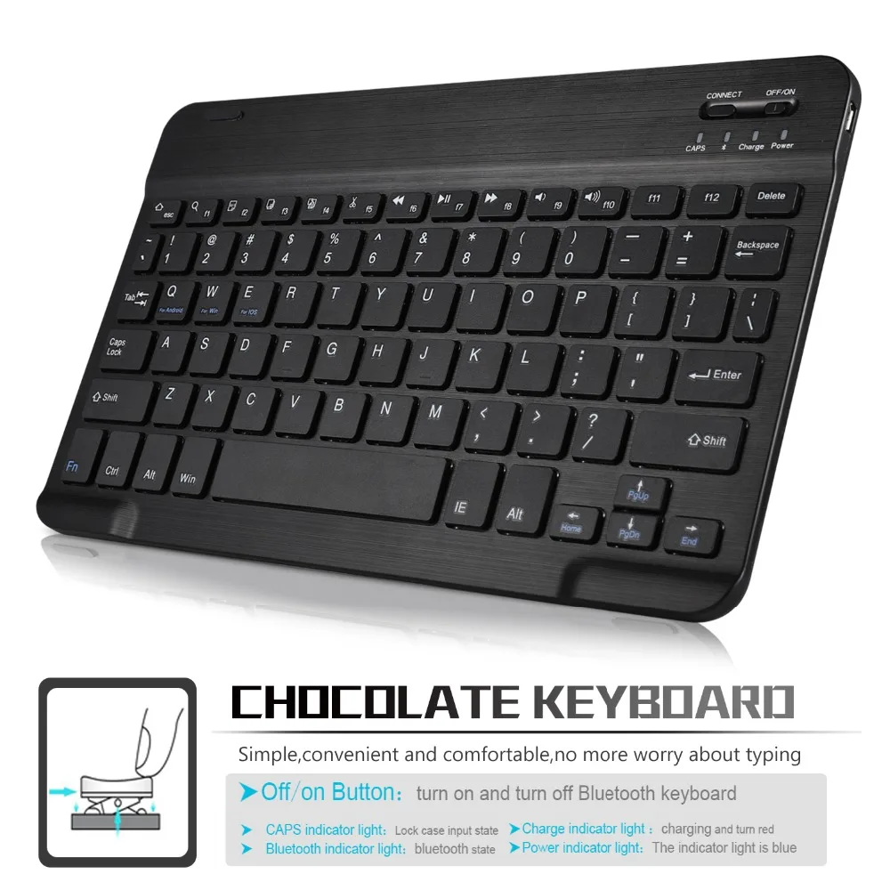 Съемный беспроводной чехол для клавиатуры с Bluetooth Huawei MediaPad M5 Lite 10 BAH2-L09/W19 DL-AL09 1