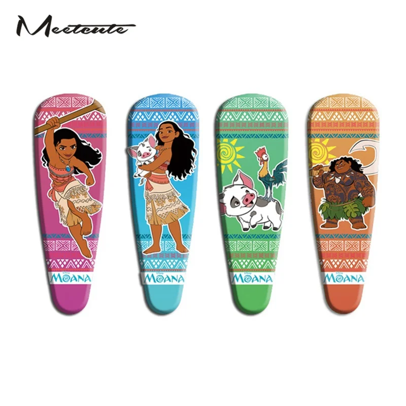 Meetcute 3 шт./компл. мультфильм комбинезон с изображением Моаны, Vaiana повязка на голову волосы на клипсах для высокого качества для девочек; повязка на голову для волос заколки для волос - Окраска металла: 3 pcs in random