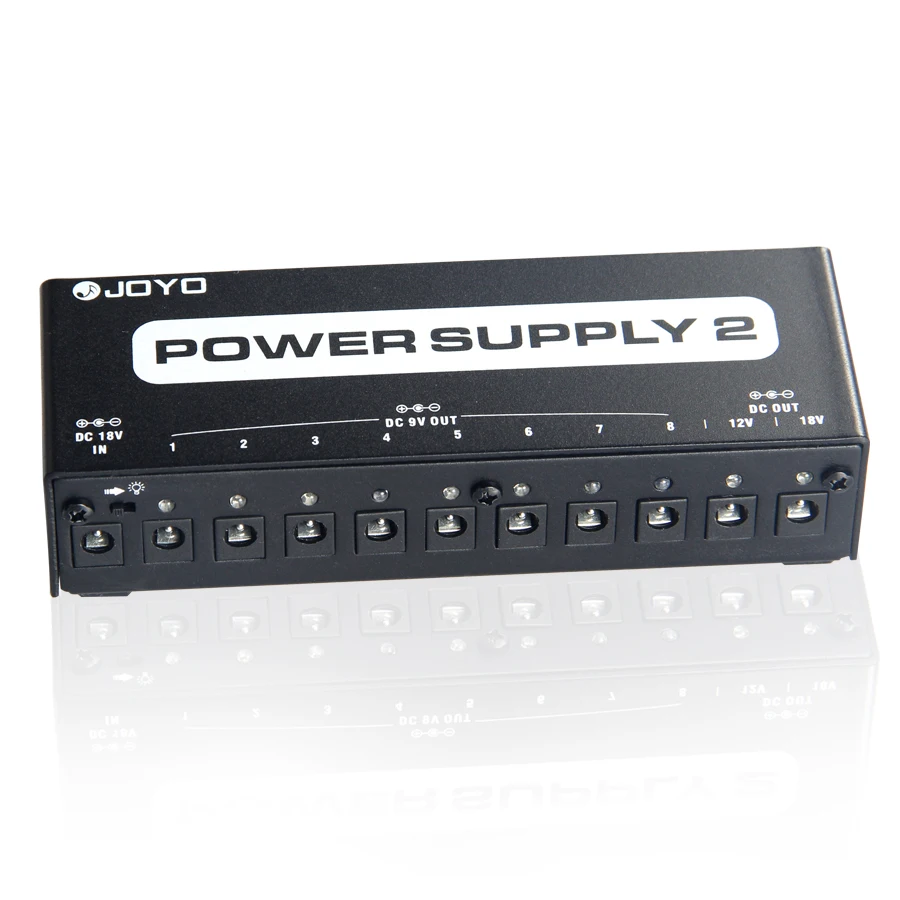 Joyo JP 02 Электропитание 2 гитарное педальное устройство с 10 изолированными