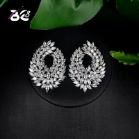 be 8 2018 new design hot sale fashion stud earrings crystal earrings for women girls gifts pendientes mujer moda e705