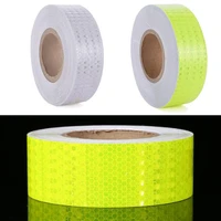 reflective bicycle stickers adhesive tape for bike safety white red yellow reflective bike stickers