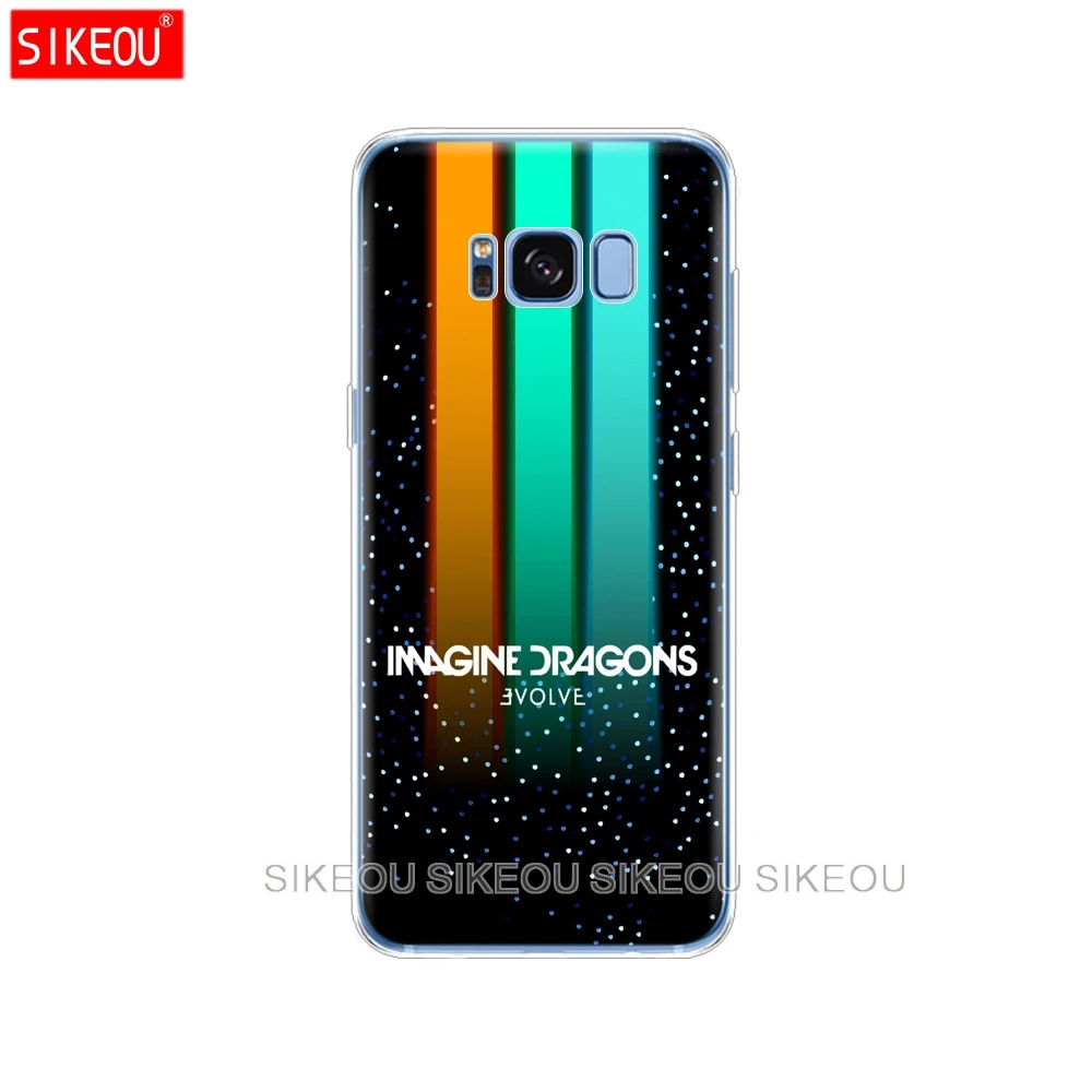 Силиконовый чехол для Samsung Galaxy S9 S8 S7 S6 edge S5 S4 S3 PLUS телефона imagine dragons night music|Бамперы| |