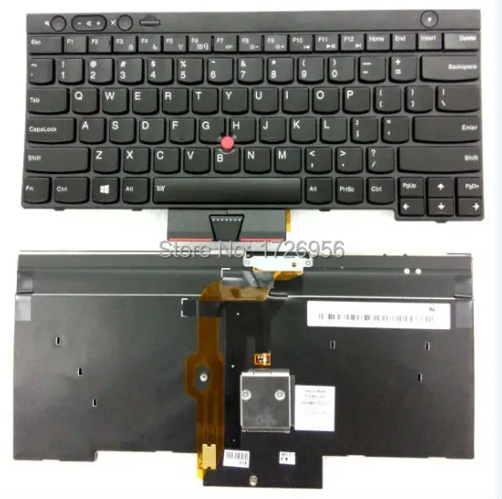 Новая клавиатура с подсветкой для ноутбука Lenovo Thinkpad X230 X230i Tablet L430 L530 T430 T430i T430s 04X1240