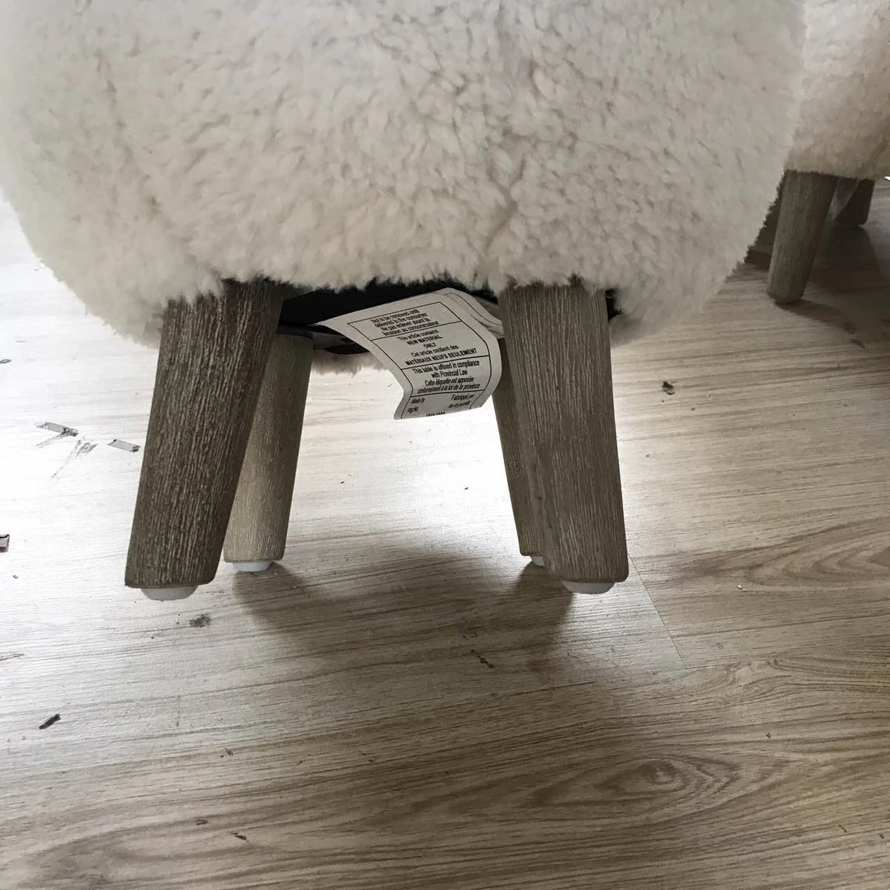 Louis Fashion Children's Stools Home children series low white lamb pumpkin round sitting stool |
