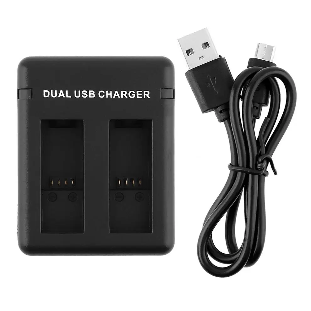 AHDBT 501 зарядное устройство с двумя портами для камеры usb кабелем и умной зарядкой