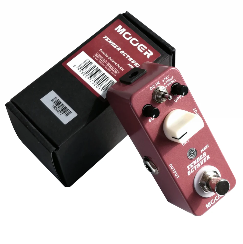 Новая педаль эффектов MOOER Tender Octaver MK II Точная Октавная педаль True Bypass переключение