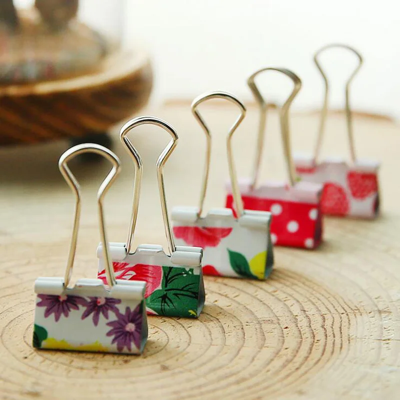Металлический зажим для блокнота 10 цветов|binder clips|metal binder clipsmetal |