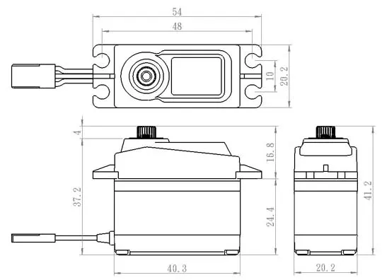 SAVOX новые и оригинальные технические детали 1258 с высоким крутящим моментом