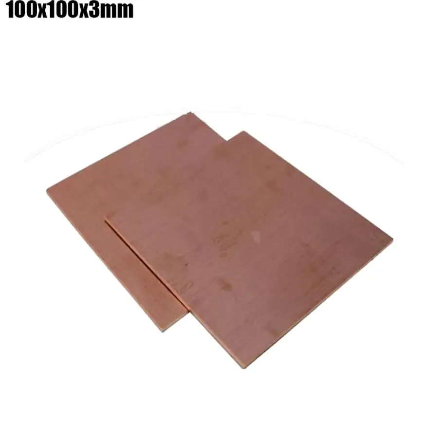 100x100x3 мм Материал сделай сам медный брусок пластина блок медная полоса