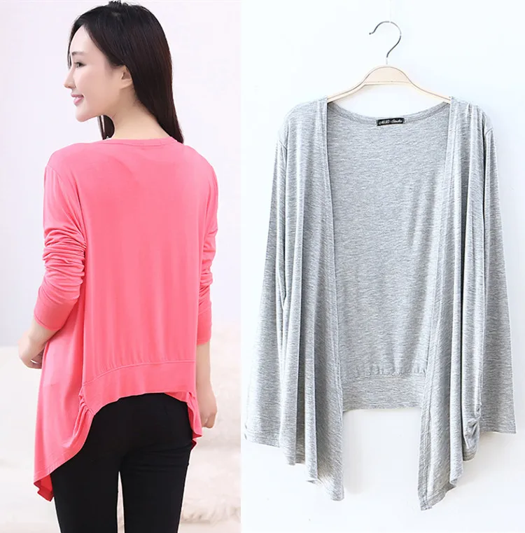 MLXSLKY летняя новая модельная одежда с длинным рукавом женская шаль тонкий