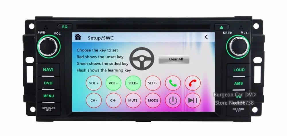 Сенсорный автомобильный dvd-плеер с экраном gps-навигационная система для Chrysler Sebring