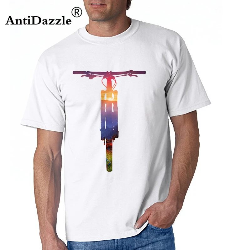Antidazzle дизайнерская футболка MTB горный велосипед Для мужчин оборотень Мужчин's