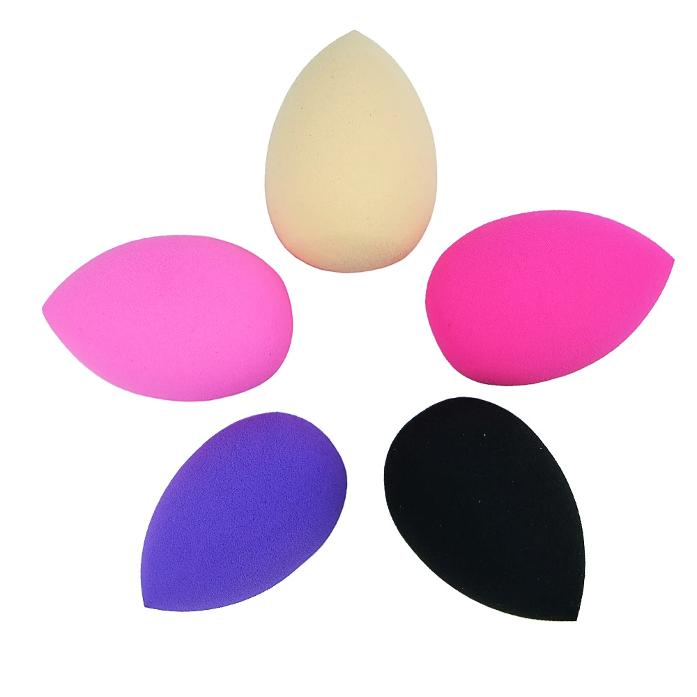 1 шт. не-латексная губка для макияжа блендер пудра основы косметическая гладкая