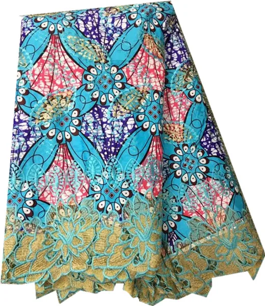 Французский Чистая Кружева 2016 Новый Дизайн Африканский Печатает Воск Ткани