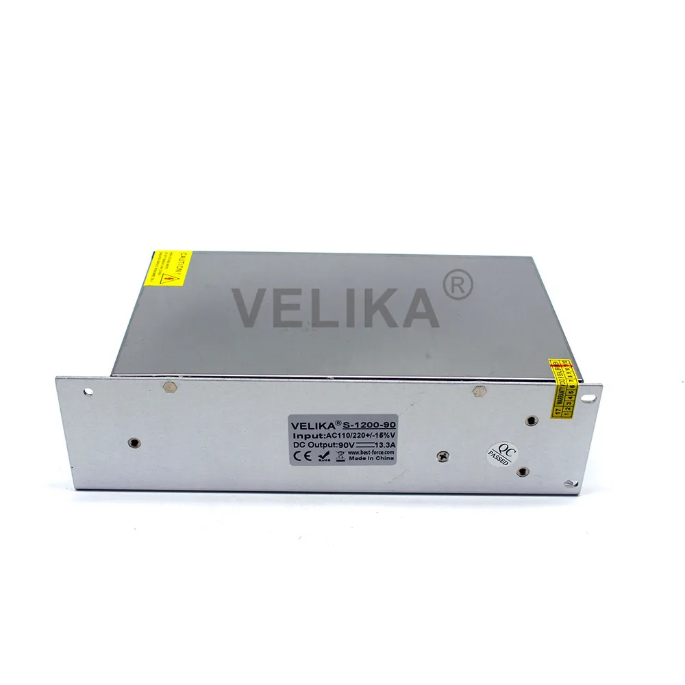 1200W 90V 13.3A одиночный выход импульсный источник питания AC к DC90V smps для CNC шагового