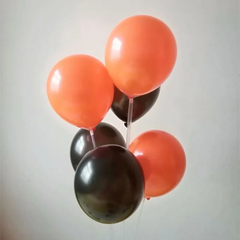 100 Latex balloon 10Inch 1.5g orange ballons decors Halloween balloons happy birthday for boys | Дом и сад