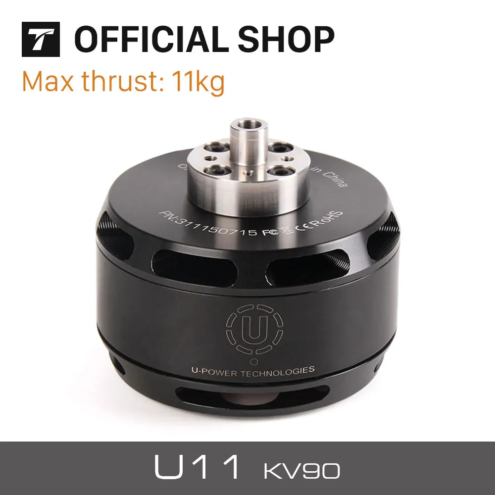 T-Motor U11 90KV 6-12S power бесщеточный Тигр бесщеточный двигатель для мультикоптера вертолетный мультиротор дроны