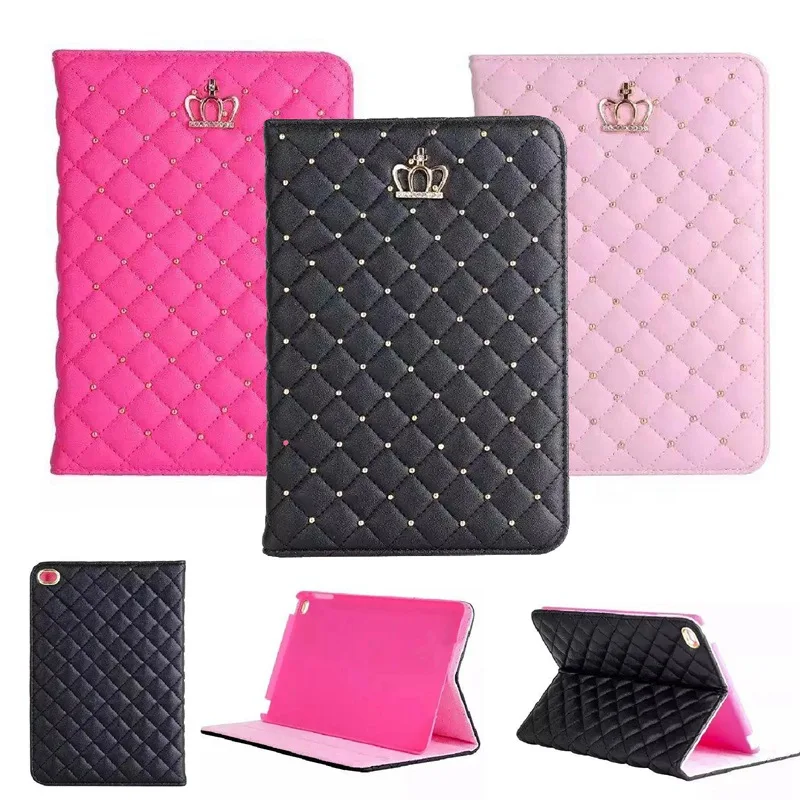 Для ipad 2 3 4 Роскошный чехол из искусственной кожи с рисунком короны для apple смарт