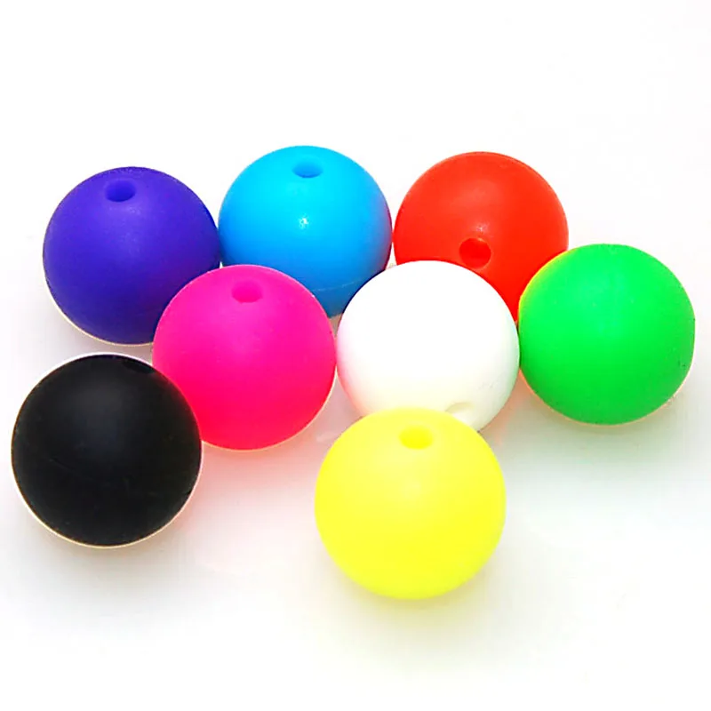 100 шт. силиконовые бусины для зубов 14 мм|round silicone beads|silicone beadsbeads 14mm |