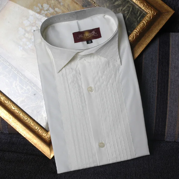 2017 новые белые черные мужские свадебные рубашки для жениха выпускного вечера