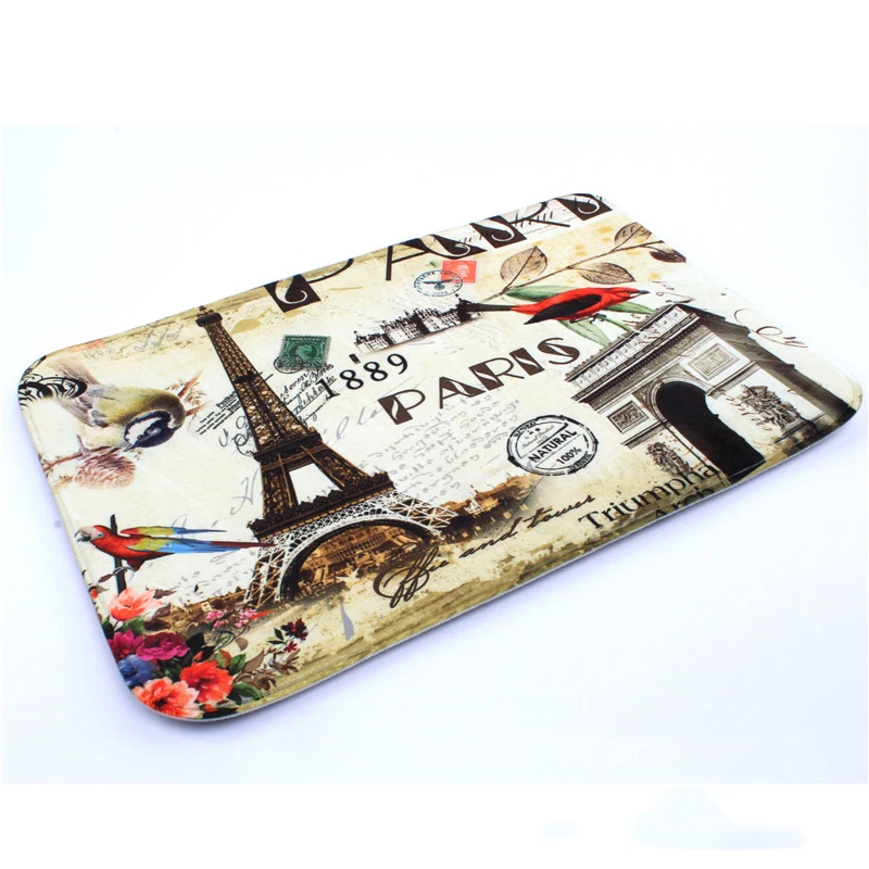 Модный Придверный коврик для гостиной с Парижской башней индивидуальный дверной