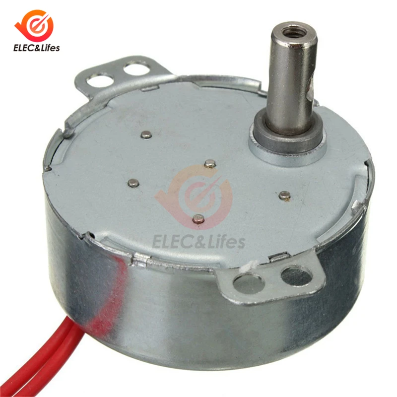 TYC-50 моторный накопитель переменного тока 220V 230V 50/60 Гц Синхронный двигатель 5-6 об/мин прочный высокий крутящий момент 4KGF. См 4 Вт CW/CCW AC 220~ 240V 12V двигатель