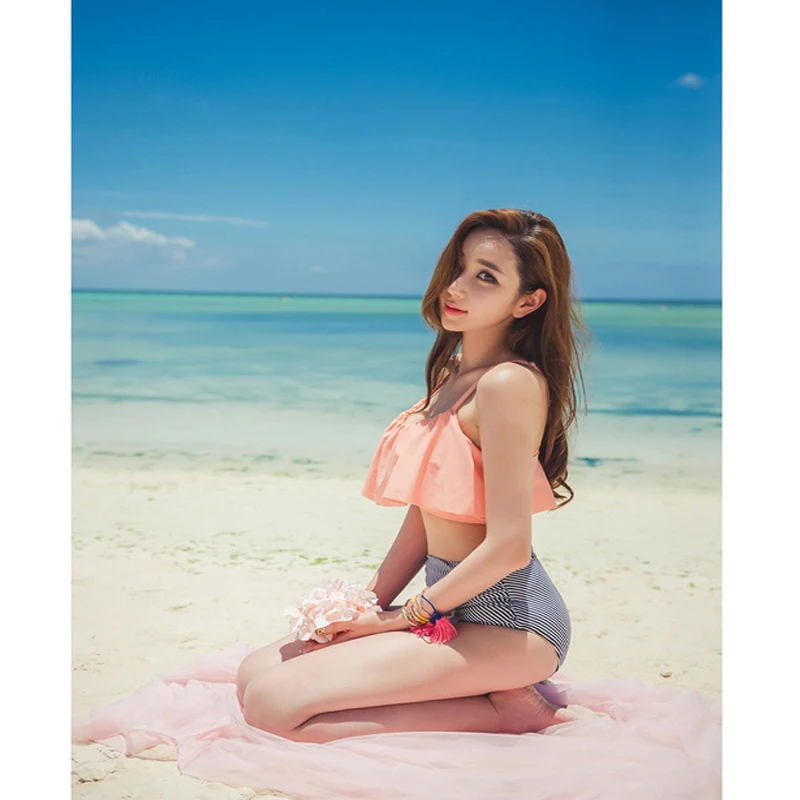 Новинка 2017 года Горячие Стиль с высокой талией купальник качество продавать