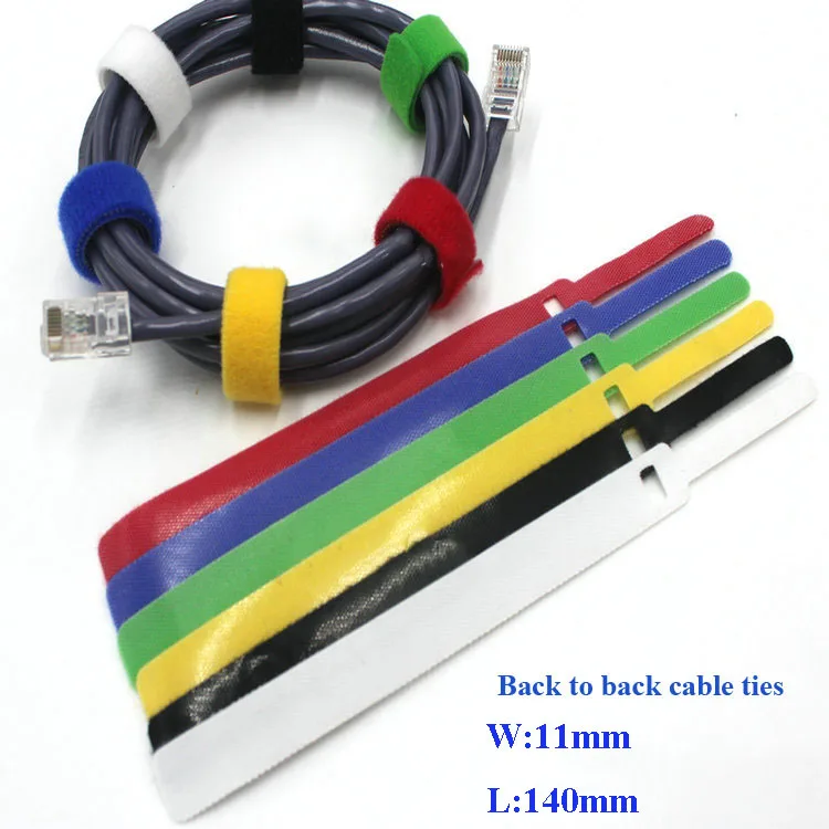 Многоразовые нейлоновые кабельные стяжки 11*140 мм 6 цветов 30 шт.|reusable cable|reusable cable