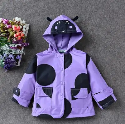 Новинка 2017 года зимнее пальто для девочек Милая ветровка с большими волнами