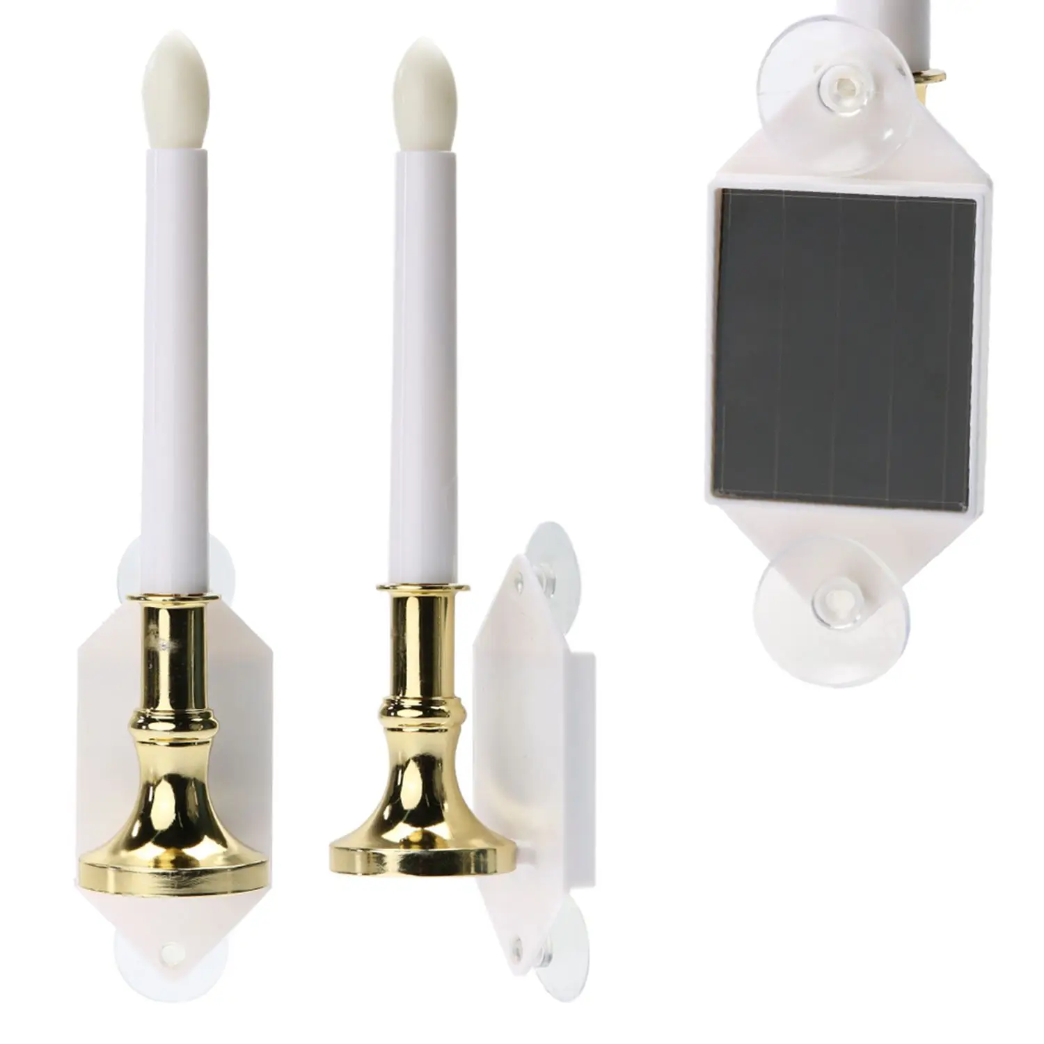 2 шт. декоративные светодиодные свечи на солнечной батарее с панелью | Лампы и