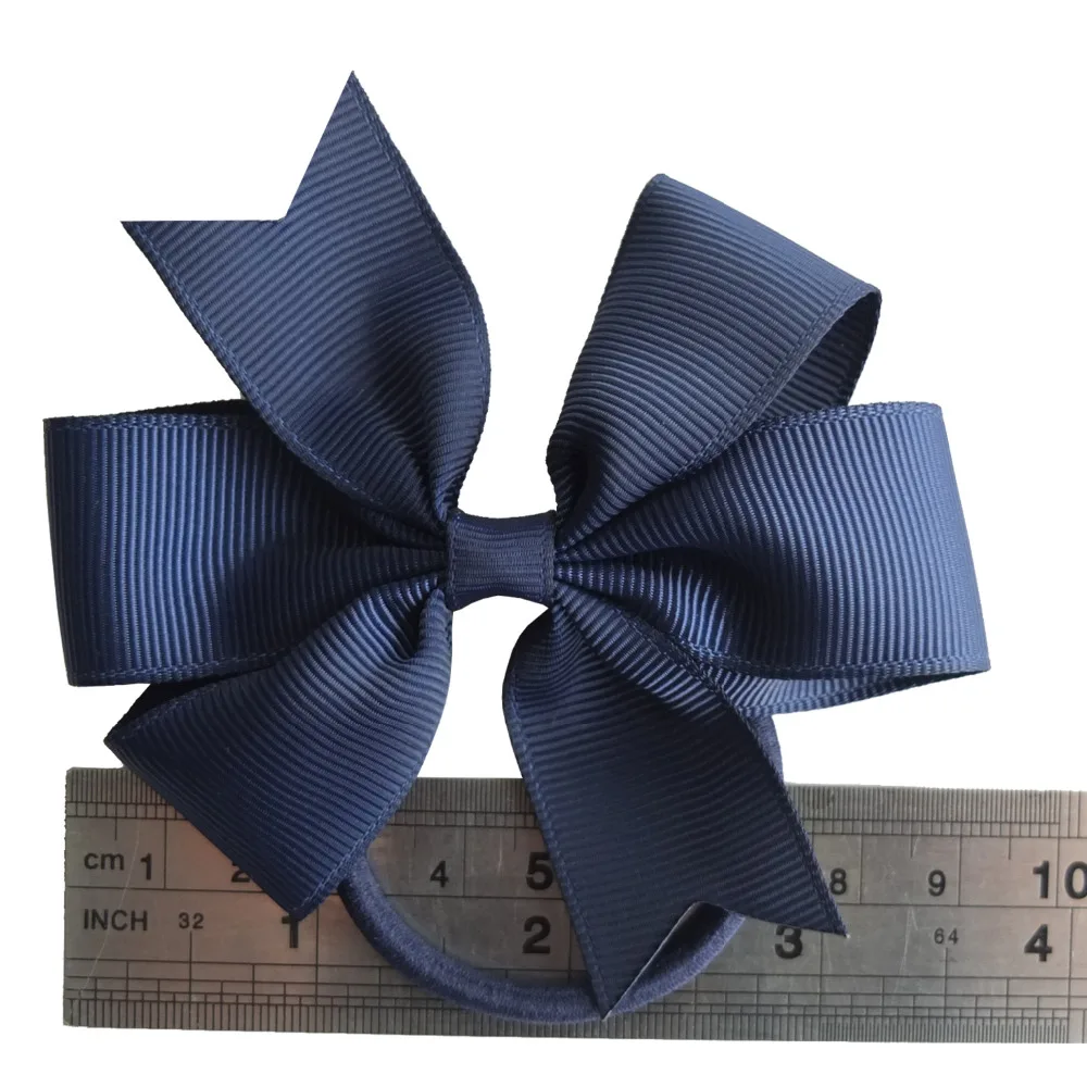 2 шт. бант для волос Pinwheel с эластичными лентами 1/4 '' эластичные аксессуары