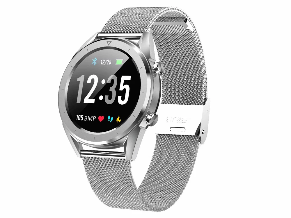 DT28 Silver Stell DT28 мужские Смарт-часы IP68 Водонепроницаемые ЭКГ монитор сердечного ритма и артериального давления фитнес-трекер умные часы спортивный умный Браслет - Цвет: DT28 Silver Stell