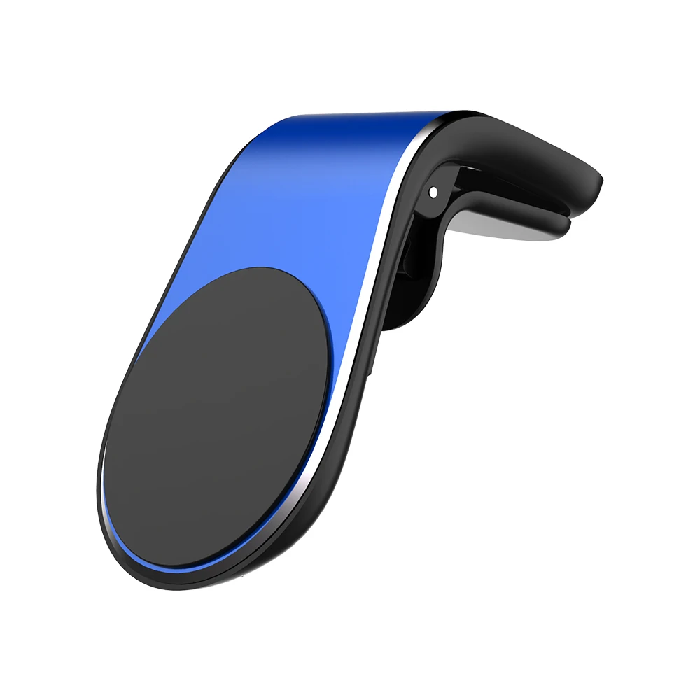 L Shape Magnetic Car Phone Holder Air Vent Mount Stand Car GPS Mobile Phone Holder For iPhone X Samsung S9 Xiaomi