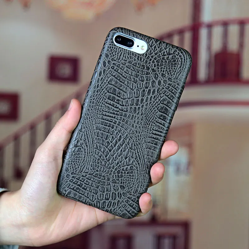 Boucho Модный чехол для телефона из крокодиловой кожи iphone8 8 plus Роскошная мягкая