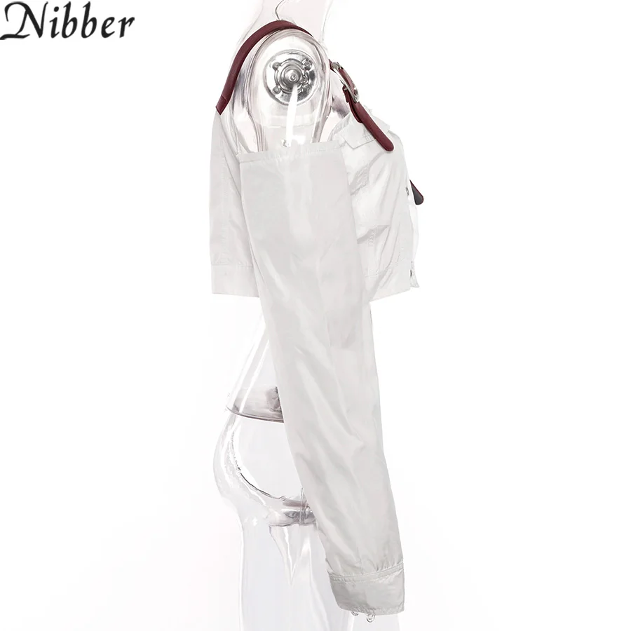 Nibber Модные женские сексуальные короткие топы с открытыми плечами Летние повседневные свободные Популярные топы с рукавами новая белая уличная одежда футболка