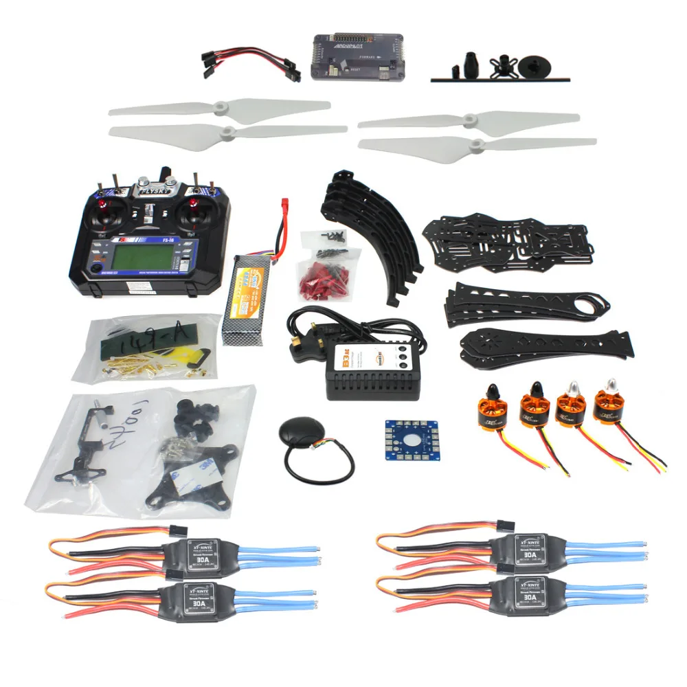 

F14893-P Full Kit DIY RC Drone Quadrocopter X4M380L Frame Kit APM 2.8 Gimbal TX