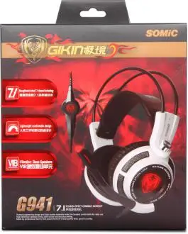 10 шт. Somic G941 7 1 виртуальный объемный звук головная повязка игровая гарнитура