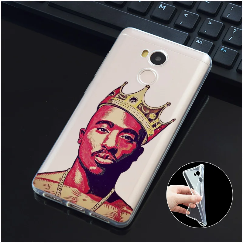 DREAMFOX M362 2pac Eminem Soft TPU Silicone Case Cover For Xiaomi Redmi Note 3 4 5 Plus 3S 4A 4X 5A Pro Global |