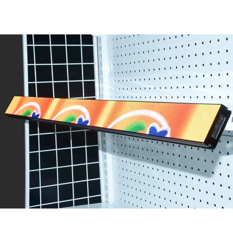 RGB полка Крытый led доска HD P1.25 COB полка рекламы led дисплей экран для супермаркета