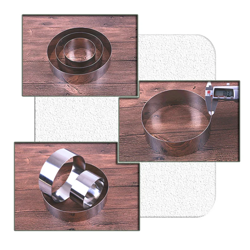 Круглая форма для муссового торта DIY формы помадки аксессуары кондитерских